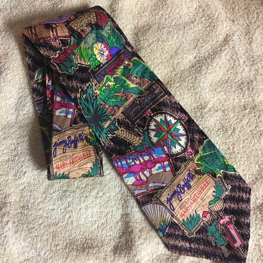 Margaritaville Jimmy Buffet Men’s Silk Tie
